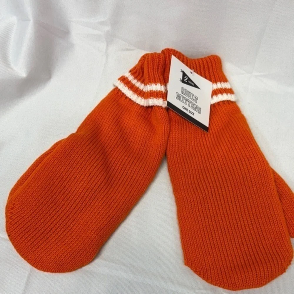 Gertex Knit thick lined Mittens Soft Warm Stretchy One Size Fits Most gloves
